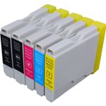 5 stuks Brother LC970 inktcartridges (Inkt Maxx Huismerk)