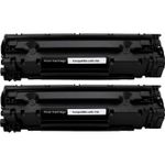 2 stuks Canon 728 toner zwart (Inkt Maxx Huismerk)