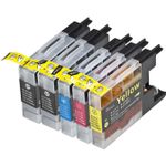 Inkt Maxx Huismerk 5 stuks Brother LC1280XL inktcartridges