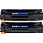 2 stuks HP 85A (CE285A) toner zwart (Inkt Maxx Huismerk)