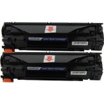 2 stuks HP 35A (CB435A) toner zwart (Inkt Maxx Huismerk)