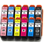 12 stuks Epson 378XL inktcartridges hoge capaciteit (Inkt Maxx Huismerk)