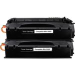 2 stuks HP 49X (Q5949X) toner zwart hoge capaciteit (Inkt Maxx Huismerk)