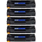 5 stuks HP 85A (CE285A) toner zwart (Inkt Maxx Huismerk)