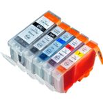 Inkt Maxx Huismerk 5 stuks Canon PGI-5 & CLI-8 inktcartridges