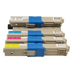 4 stuks Oki C310DN, C330DN, MC361, MC362DN, C331DN toner (Inkt Maxx Huismerk)