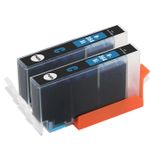 2 stuks HP 364XL (CB323EE) inktcartridges cyaan hoge capaciteit (Inkt Maxx Huismerk)