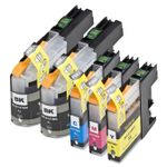 5 stuks Brother LC127 & LC125 inktcartridges super hoge capaciteit (Inkt Maxx Huismerk)