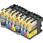 8 stuks Brother LC223 (LC221) inktcartridges hoge capaciteit (Inkt Maxx Huismerk)