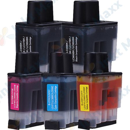 Inkt Maxx Huismerk 5 stuks Brother LC900 inktcartridges