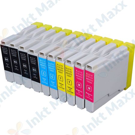 10 stuks Brother LC970 inktcartridges (Inkt Maxx Huismerk)