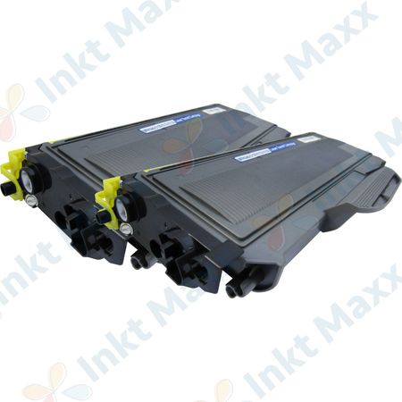 Inkt Maxx Huismerk 2 stuks Brother TN2120 toner zwart hoge capaciteit