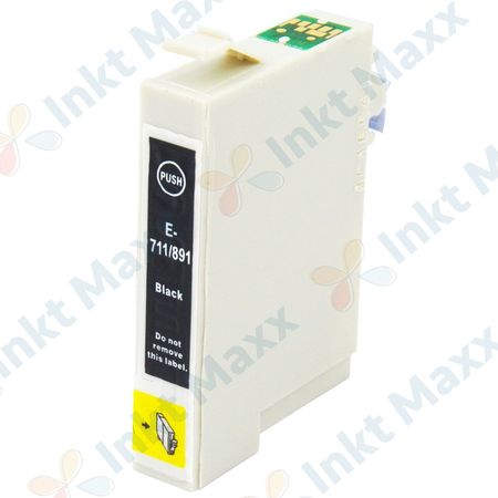 Epson T0711 inktcartridge zwart (Inkt Maxx Huismerk)