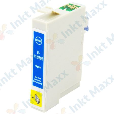 Epson T0712 inktcartridge cyaan (Inkt Maxx Huismerk)