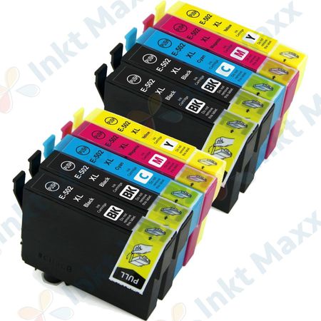 10 stuks Epson 502XL inktcartridges hoge capaciteit (Inkt Maxx Huismerk)