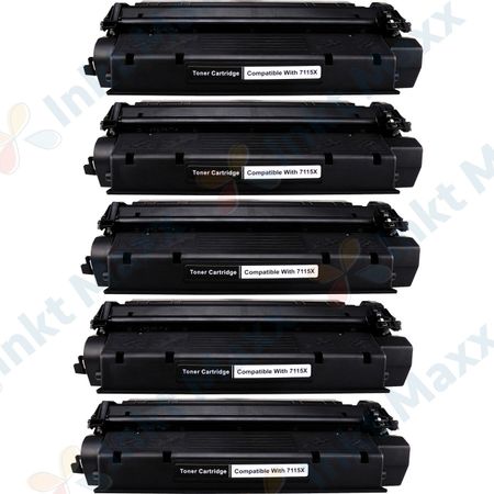 5 stuks HP 15X (C7115X) toner zwart hoge capaciteit (Inkt Maxx Huismerk)