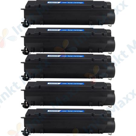 5 stuks HP 55X (CE255X) toner zwart hoge capaciteit (Inkt Maxx Huismerk)