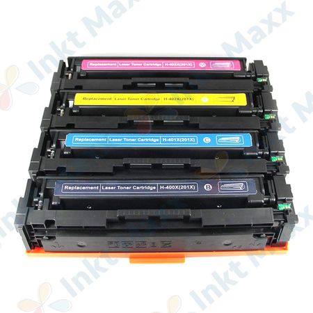 4 stuks HP 201X Toner hoge capaciteit (Inkt Maxx Huismerk)