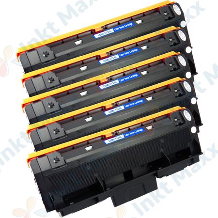 5 stuks Samsung MLT-D116L toner zwart hoge capaciteit (Inkt Maxx Huismerk)