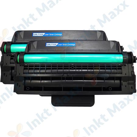 2 stuks Samsung MLT-D103L toner zwart hoge capaciteit (Inkt Maxx Huismerk)