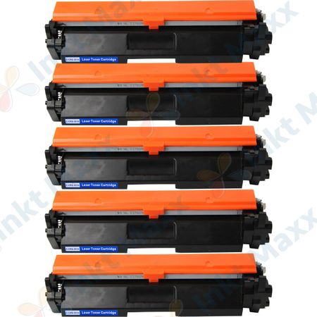 5 stuks Canon 051H (2169C002) toner zwart hoge capaciteit (Inkt Maxx Huismerk)