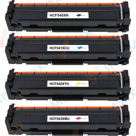 4 stuks HP 203X toner hoge capaciteit (Inkt Maxx Huismerk)