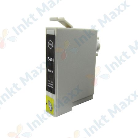 Epson T0801 inktcartridge zwart (Inkt Maxx Huismerk)