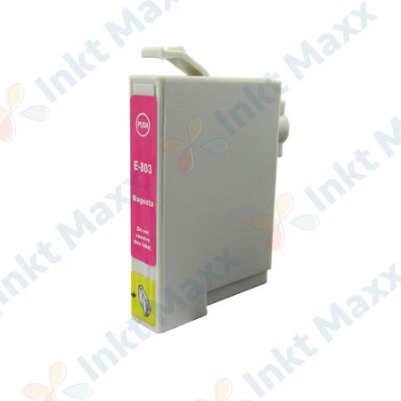 Epson T0803 inktcartridge magenta (Inkt Maxx Huismerk)