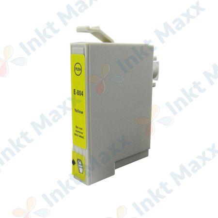 Epson T0804 inktcartridge geel (Inkt Maxx Huismerk)