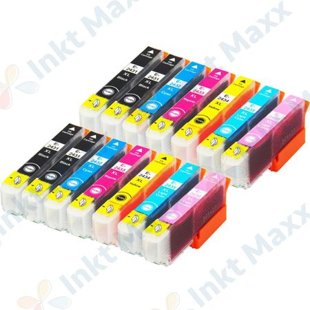 14 stuks Epson 24XL inktcartridges hoge capaciteit (Inkt Maxx Huismerk)