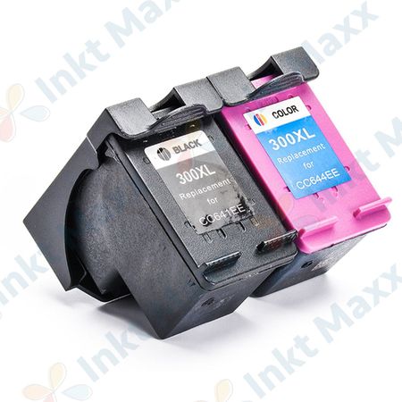 2 stuks HP 300XL inktcartridges hoge capaciteit (Inkt Maxx Huismerk)