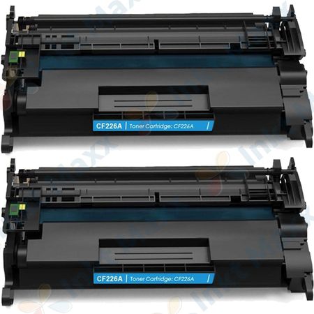 2 stuks HP 26A (CF226A) toner zwart (Inkt Maxx Huismerk)