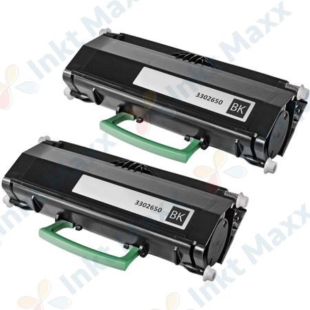 2 stuks Dell 593-10335 (PK941) toner zwart hoge capaciteit (Inkt Maxx Huismerk)