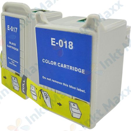 2 stuks Epson T017 / T018 inktcartridges (Inkt Maxx Huismerk)