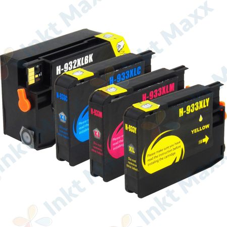 Inkt Maxx Huismerk 4 stuks HP 932XL & 933XL inktcartridges hoge capaciteit