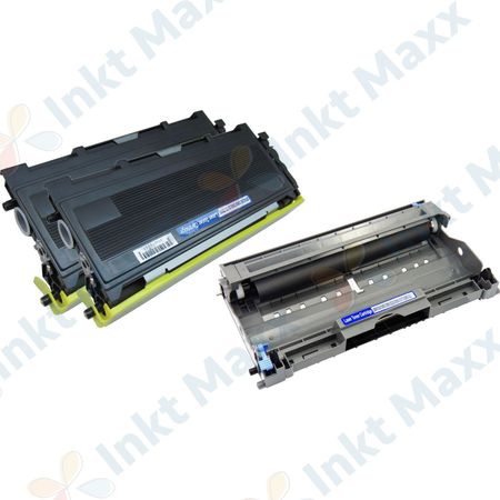 3 stuks Brother TN2005 & DR2005 toner en drum (Inkt Maxx Huismerk)