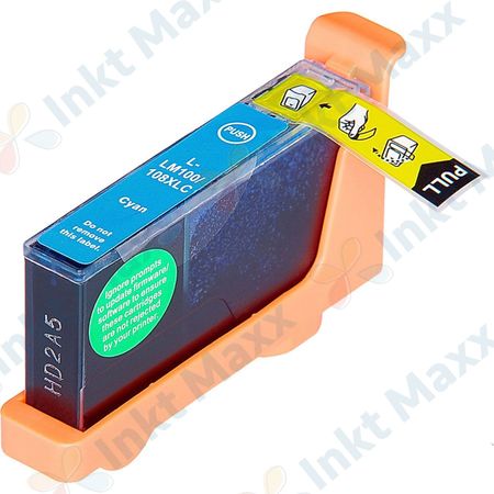 Lexmark 100XL (14N1069E) inktcartridge cyaan hoge capaciteit (Inkt Maxx Huismerk)