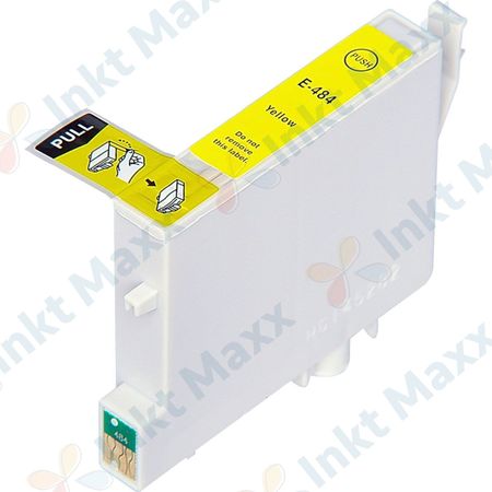 Epson T0484 inktcartridge geel (Inkt Maxx Huismerk)