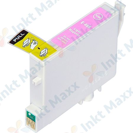 Epson T0486 inktcartridge licht magenta (Inkt Maxx Huismerk)