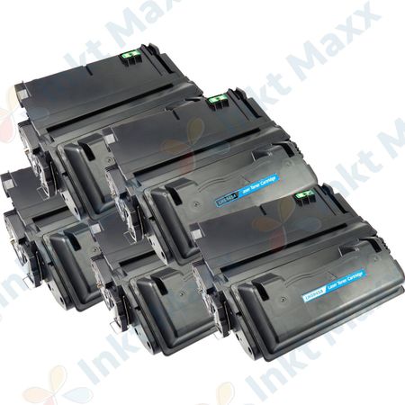 5 stuks HP 45A (Q5945A) toner zwart (Inkt Maxx Huismerk)