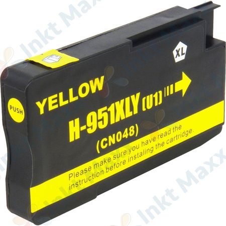 HP 951XL (CN048AE) inktcartridge geel hoge capaciteit (Inkt Maxx Huismerk)