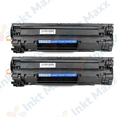 2 stuks HP 79A (CF279A) toner zwart (Inkt Maxx Huismerk)