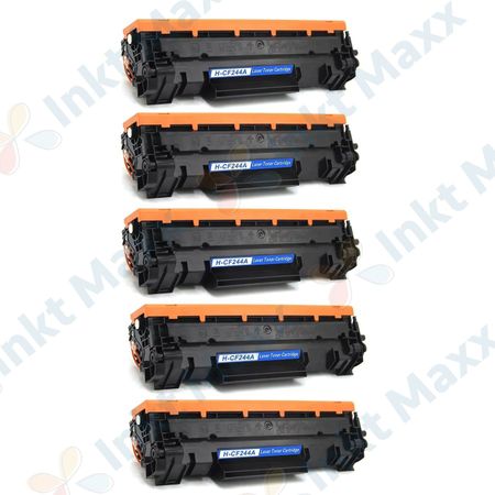 5 stuks HP 44A (CF244A) toner zwart (Inkt Maxx Huismerk)