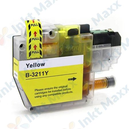 Brother LC3211Y inktcartridge geel hoge capaciteit (Inkt Maxx Huismerk)