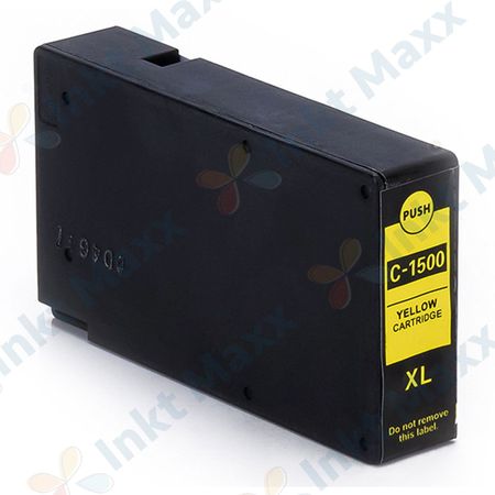 Canon PGI-1500XLY inktcartridge geel hoge capaciteit (Inkt Maxx Huismerk)