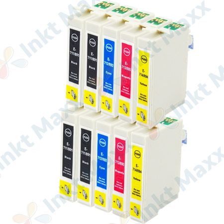 10 stuks Epson T0715 inktcartridges (Inkt Maxx Huismerk)