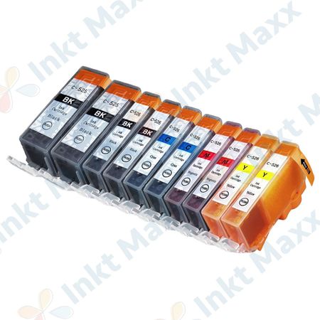 Inkt Maxx Huismerk 10 stuks Canon PGI-525 & CLI-526 inktcartridges