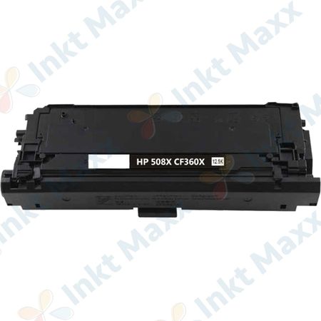 HP 508X (CF360X) toner zwart hoge capaciteit (Inkt Maxx Huismerk)