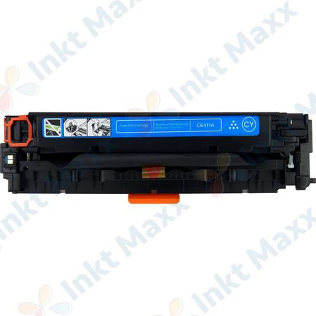 HP 305A (CE411A) toner cyaan (Inkt Maxx Huismerk)