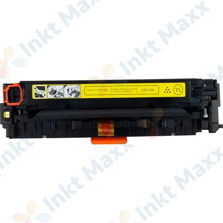 HP 305A (CE412A) toner geel (Inkt Maxx Huismerk)